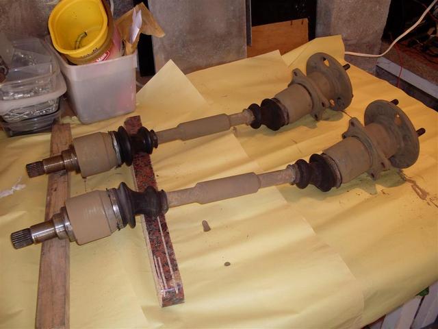 driveshafts in acid etch primer